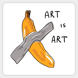 banana artist Sticker